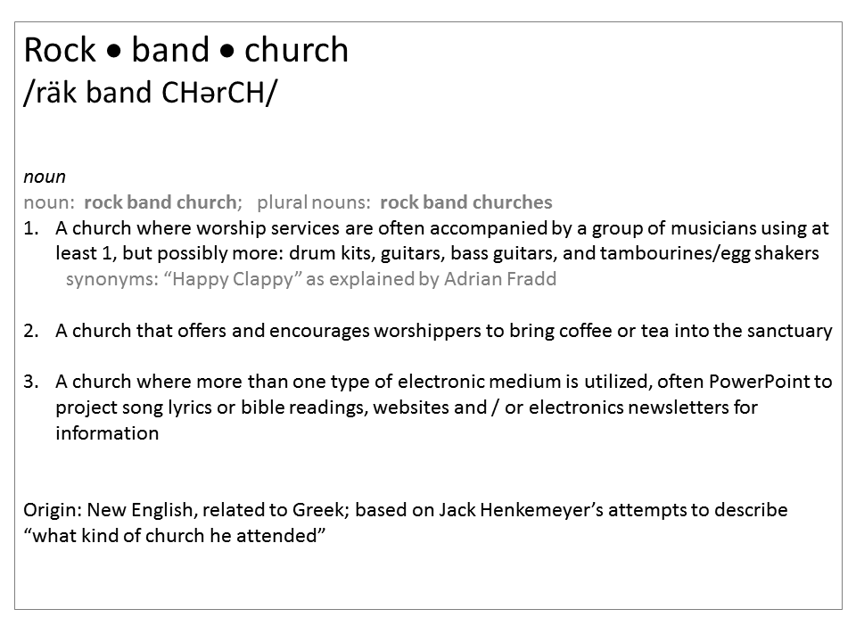 Rock Band Church